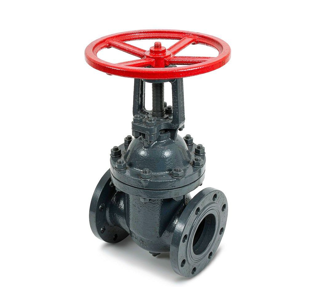 Cast steel gate valve
